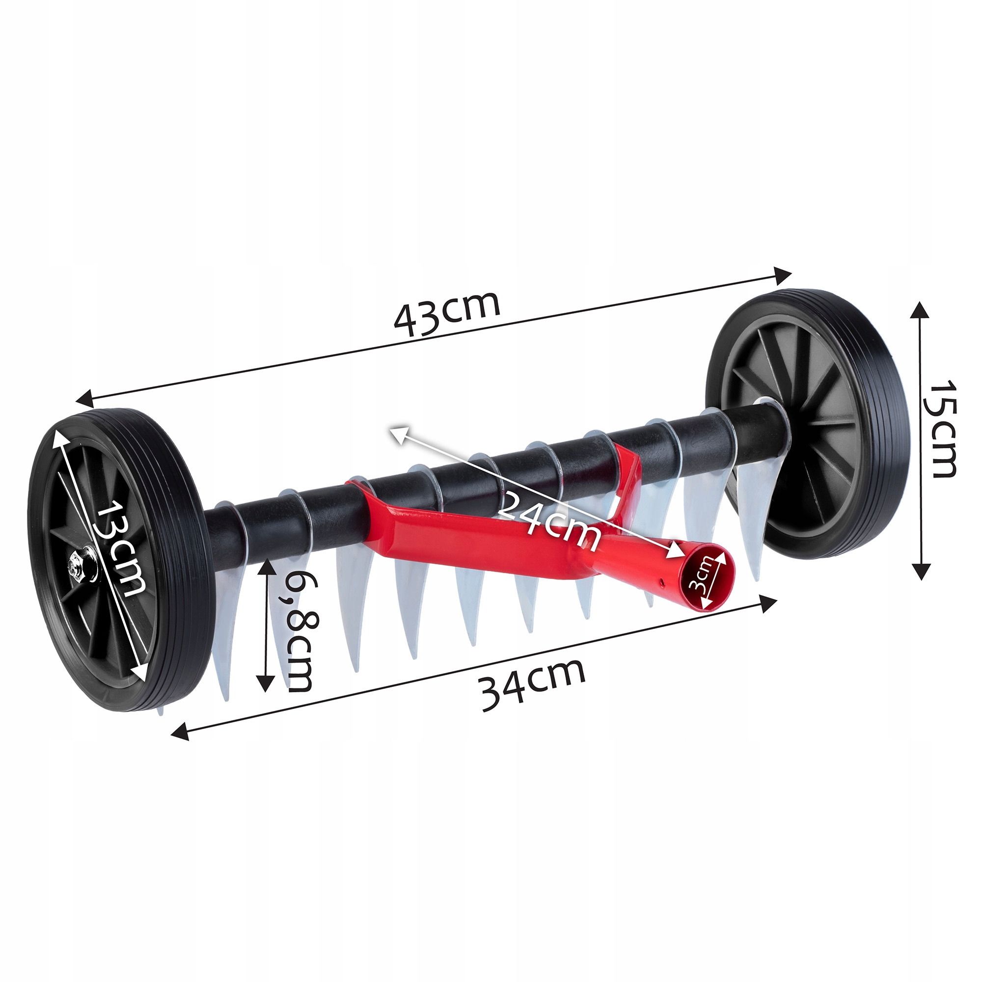 AERATOR RĘCZNY WERTYKULATOR NA KÓŁKACH DO TRAWY Marka Kadax