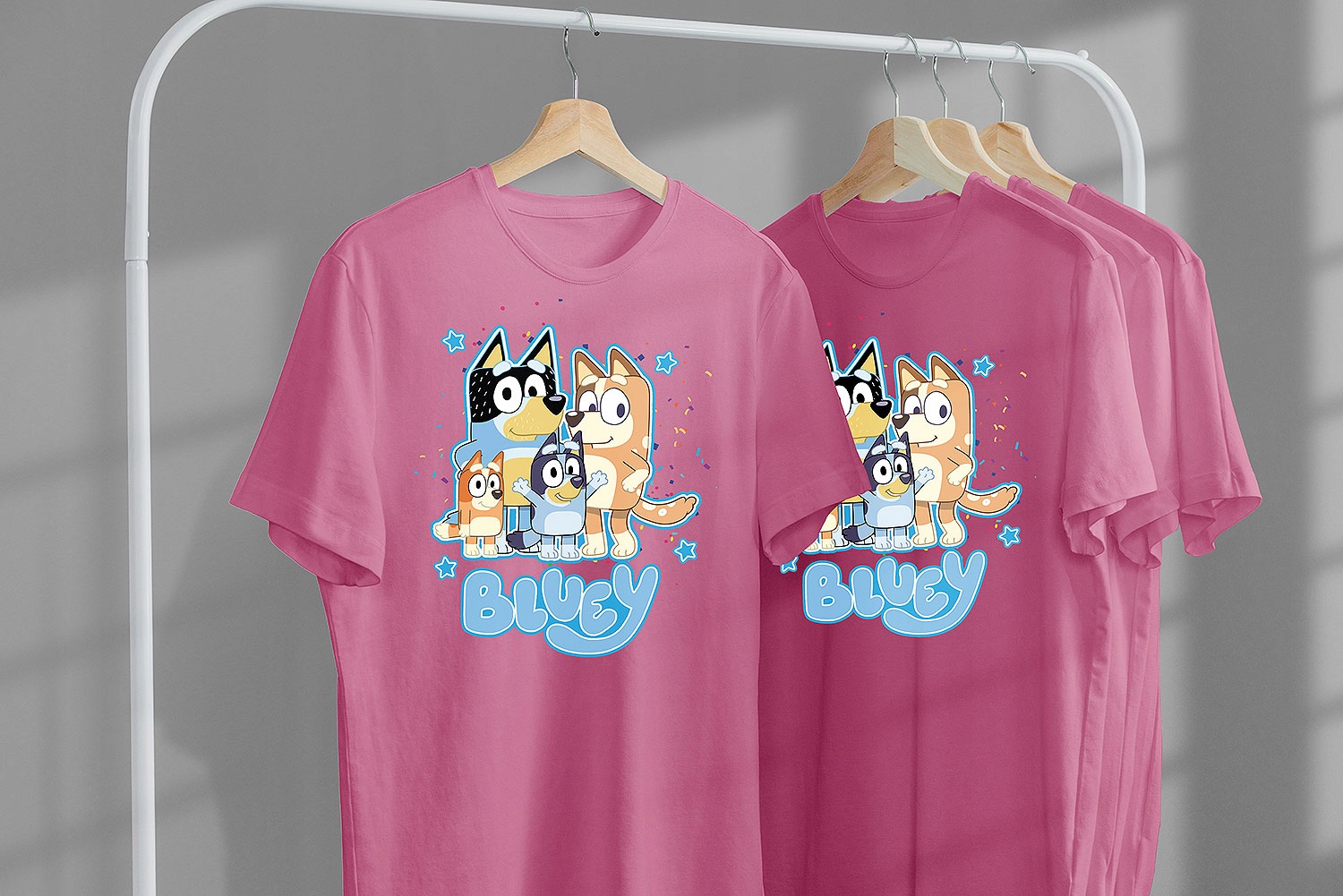 KOSZULKA DZIECIĘCA T-SHIRT DLA DZIECKA BLUEY BLUE 140 PREZENT JAKOŚĆ Stan opakowania oryginalne