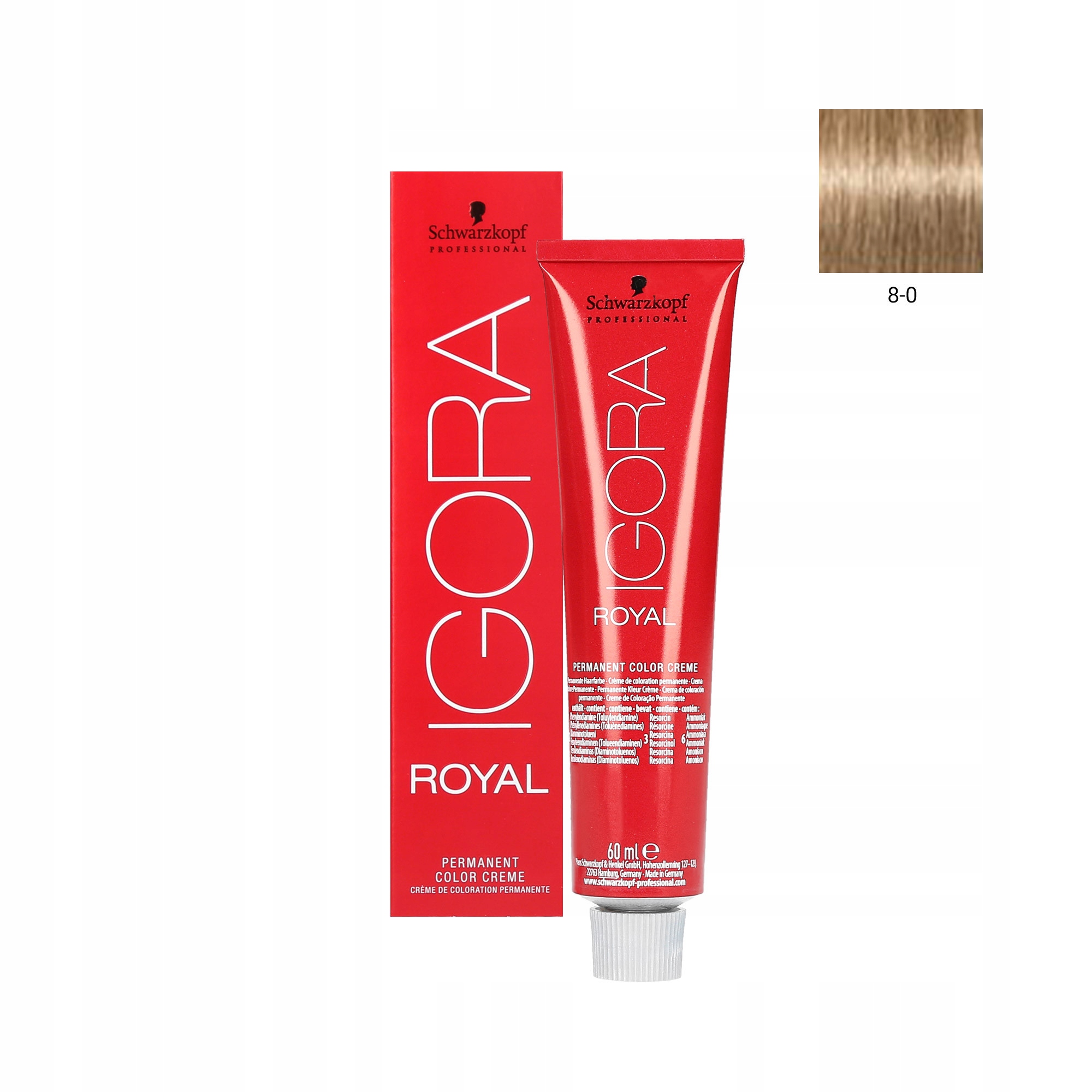 

Schwarzkopf Igora Royal Farba Do Włosów 8-0 60 ML
