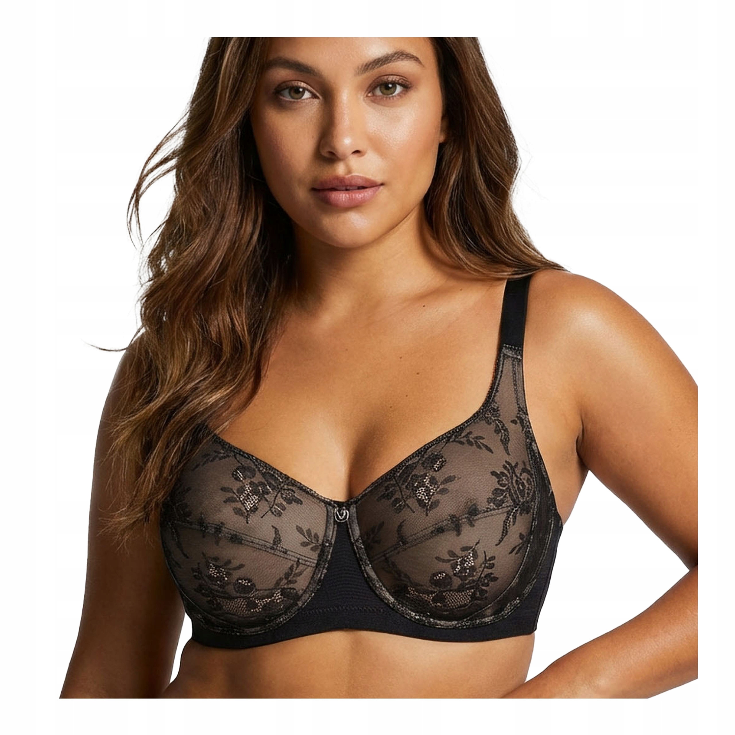 Měkká podprsenka bez kostic s širokými ramínky Verde Veronica 85C