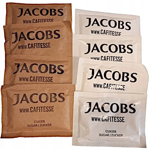 Cukr bílý třtinový v sáčcích Jacobs Cafitesse 1000ks x5 g 5 kg