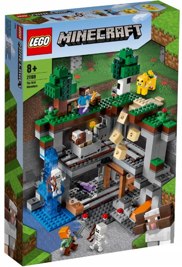 

Lego Minecraft 21169 Pierwsza przygoda Nowe klocki