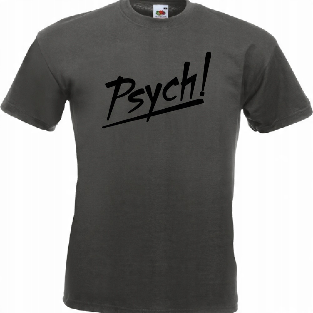 

Koszulka psych! psycho L grafitowa