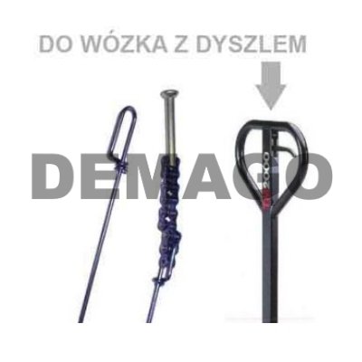 Těžítko s paletovým řetízkem Jungheinrich AM2000 Paletový vozík