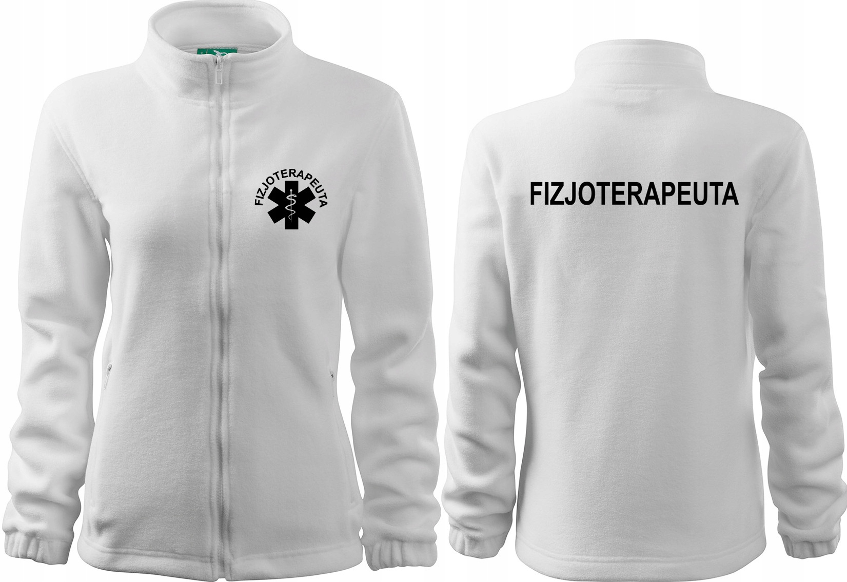 

Polar medyczny Haft Fizjoterapeuta damski M biał