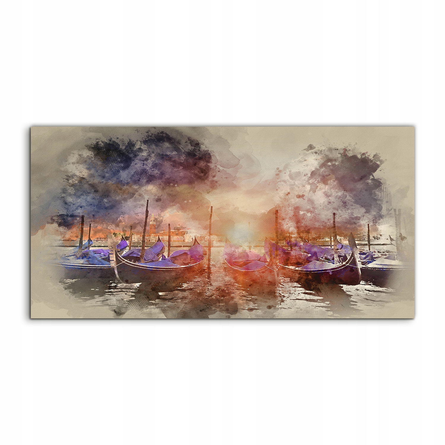 Fotoobraz 140x70 s grafikou More Námorná Loď Krajina