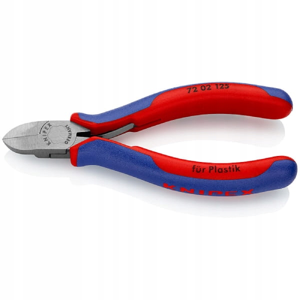 Boční štípací kleště na plasty 125 mm Knipex 72 02 125