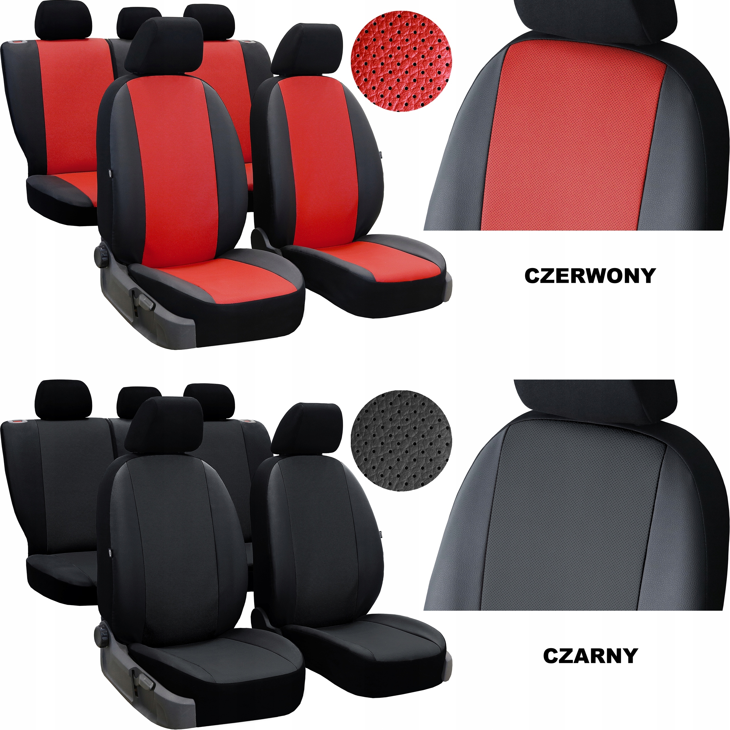 SKÓRA PERFOROWANA POKROWCE NA FOTELE CITROEN C4 II Producent Pok-ter