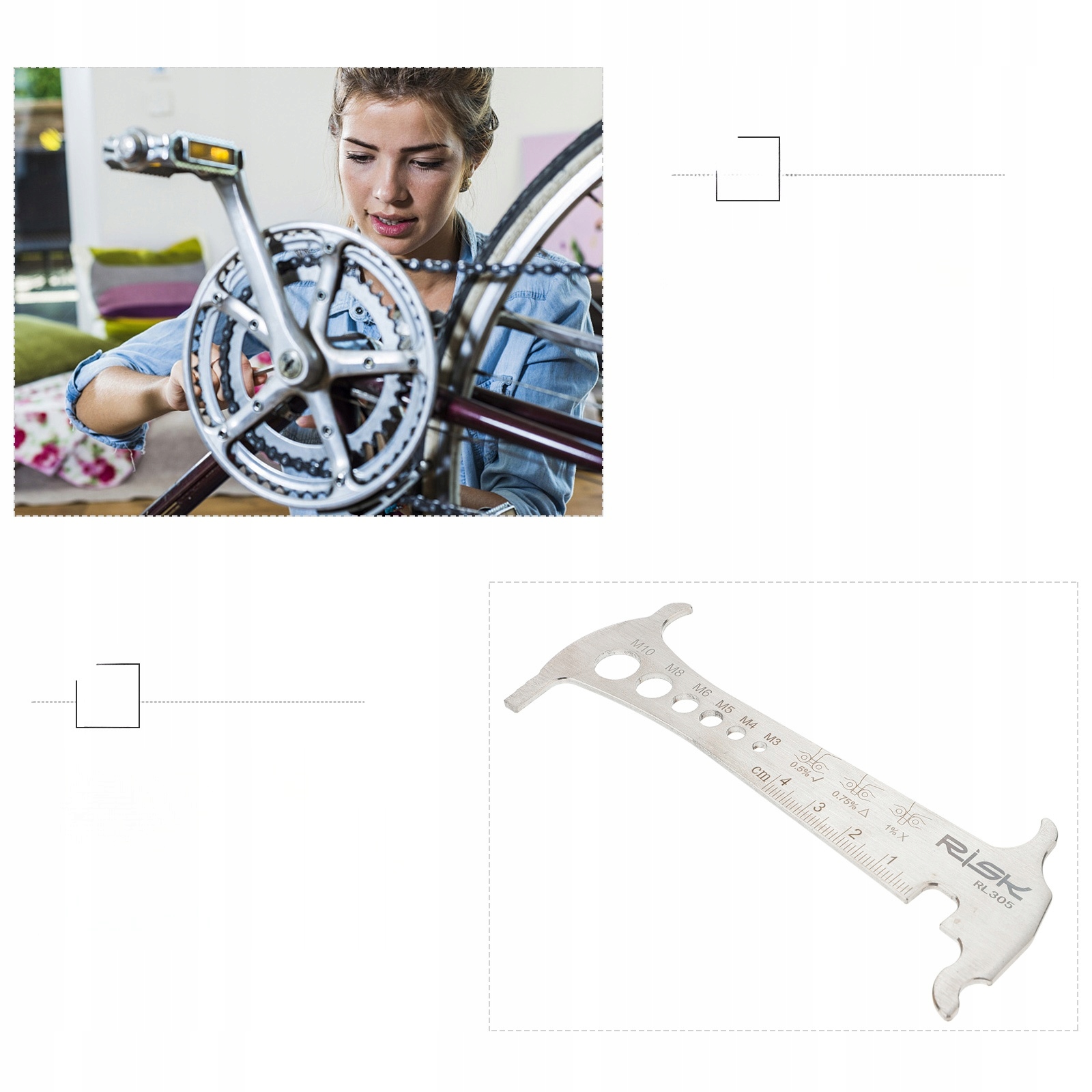 WSKAŹNIK ZUŻYCIA ŁAŃCUCHA KONTROLA ROWERU Grupa osprzętu inna