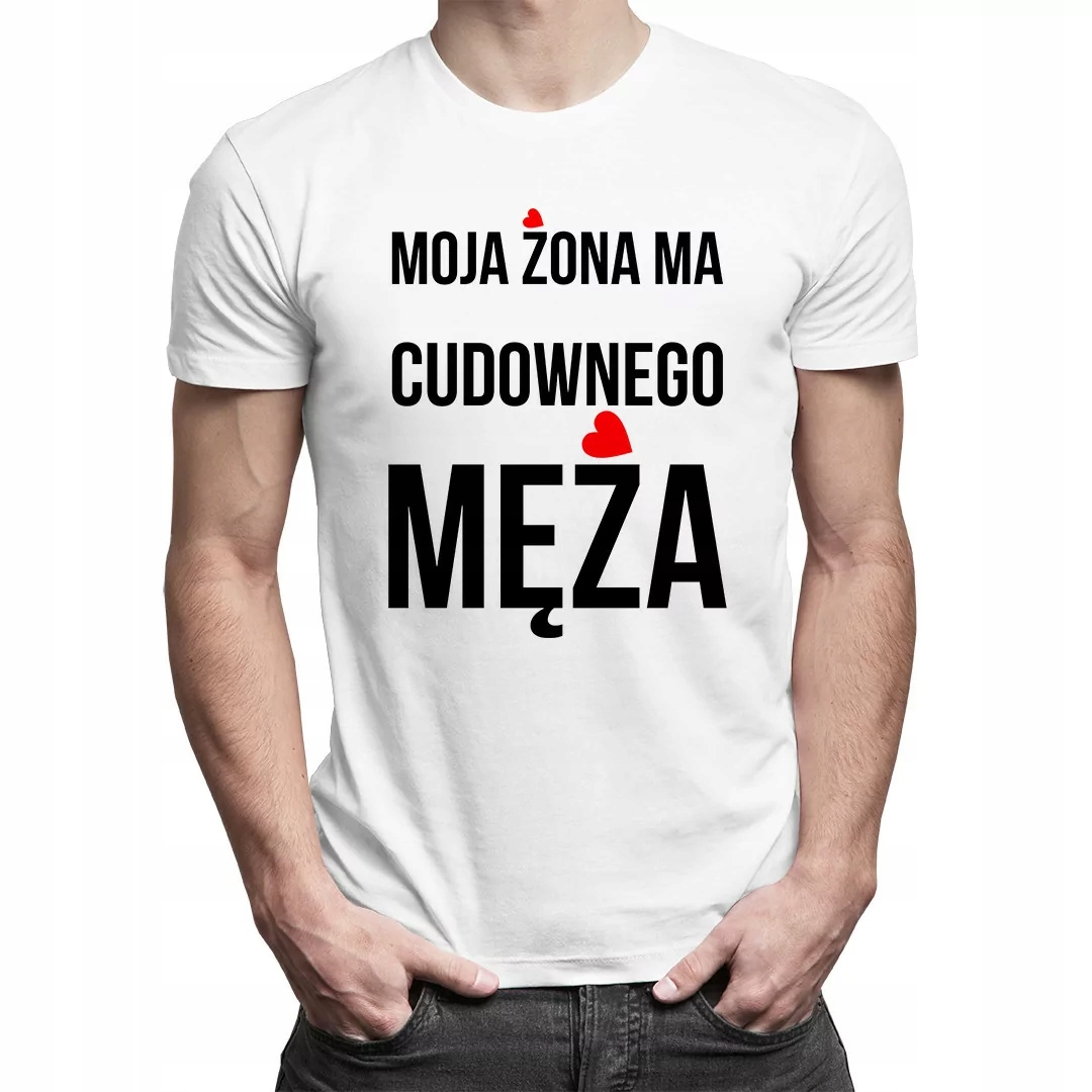 

Moja żona ma cudownego męża-koszulka dla niego