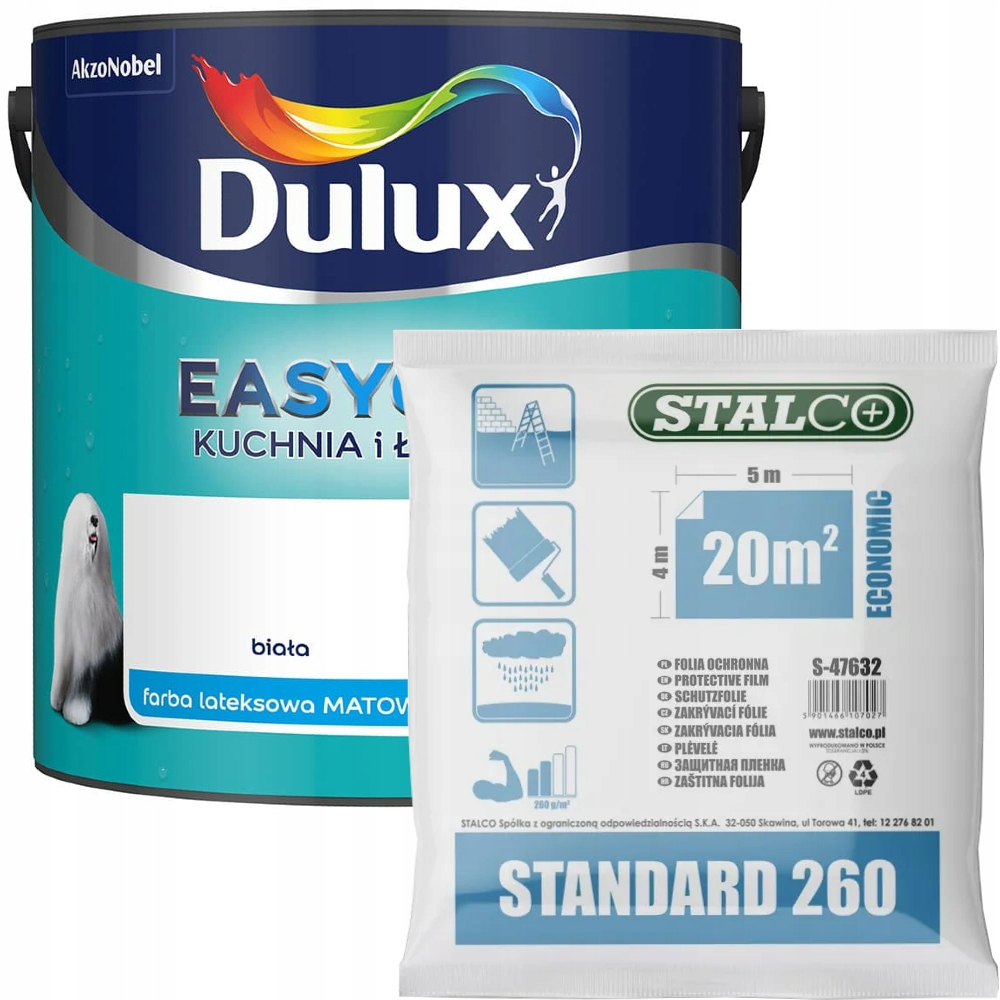 

Dulux Farba Kuchnia Łazienka Biała 2,5L