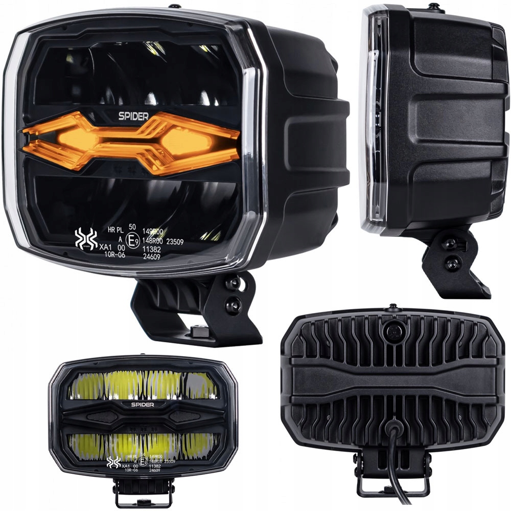 Světlomet X-Spider Ninja L3443 oválný 80W 12/24V IP69K R149