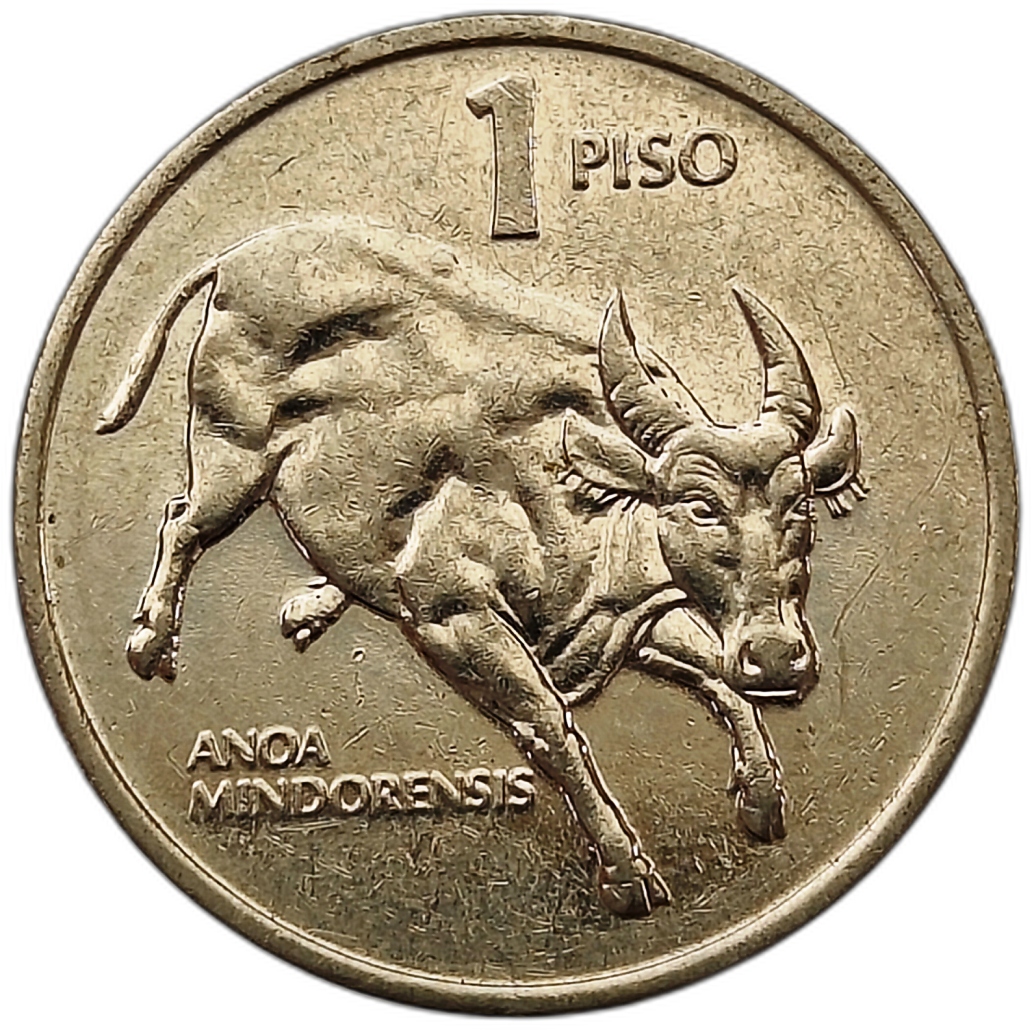 FILIPINY 1 PISO 1991 ZWIERZĘTA - KROWA TYP MNIEJSZY 6F3