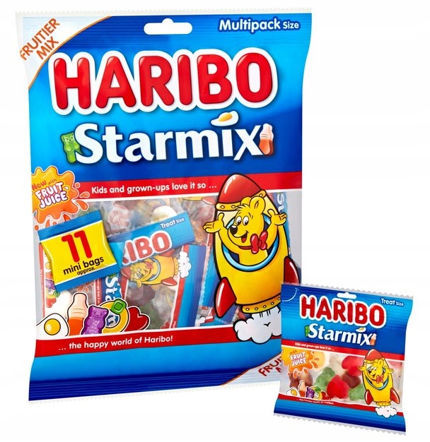 HARIBO STARMIX мармелад 11шт отдельных мармелад 176G EAN 5012035951160