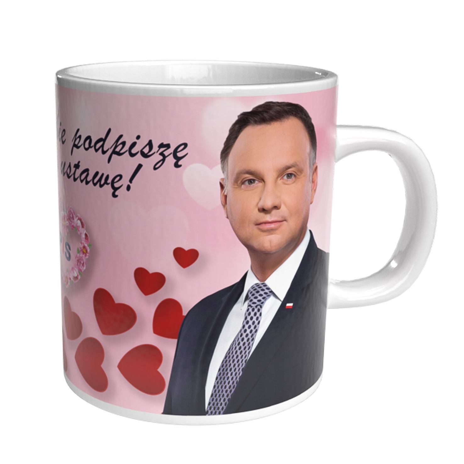 

Kubek Andrzej Duda Pis Love Prezydent