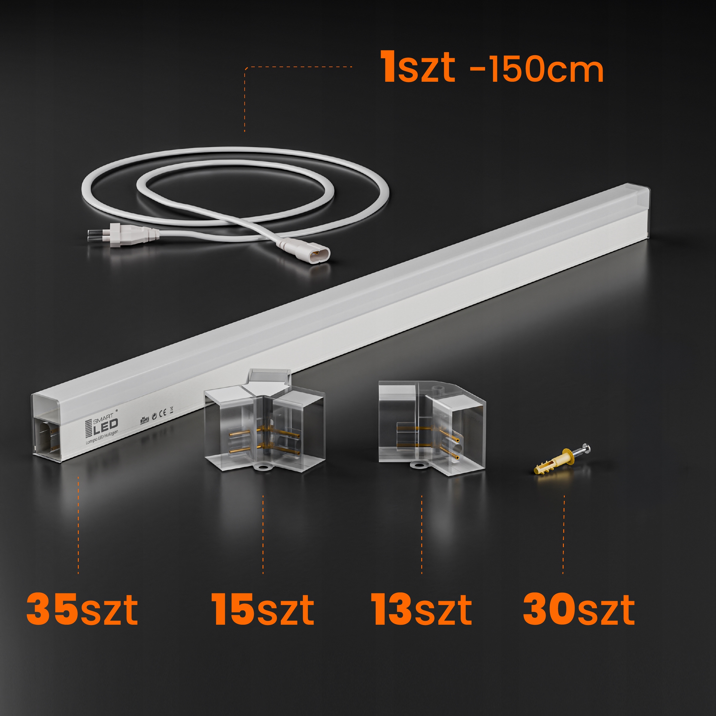 LED sešstūra griestu paneļa apgaismojums garāžas darbnīcai 313 x 298 cm Produkta dziļums 298 cm