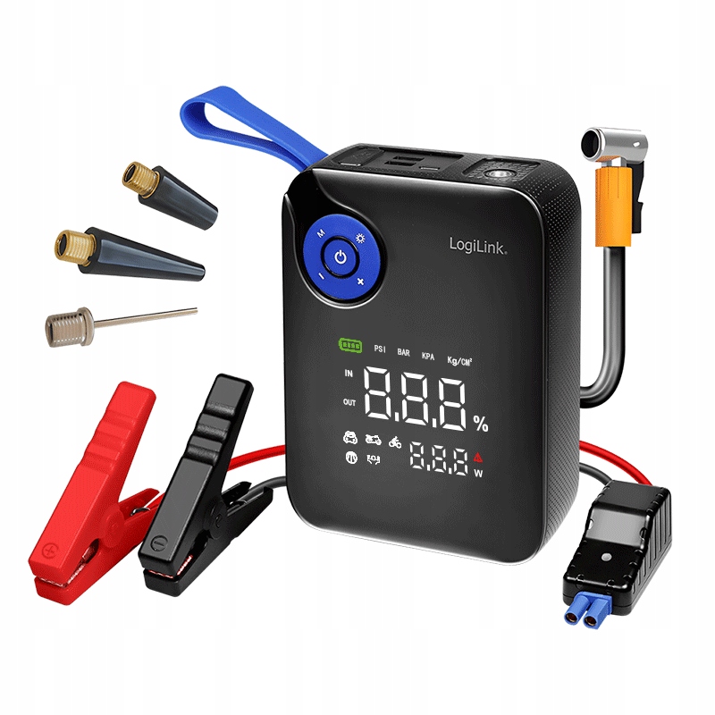Jump Starter 12V 7200 mAh LogiLink Powerbank Štartovacie auto