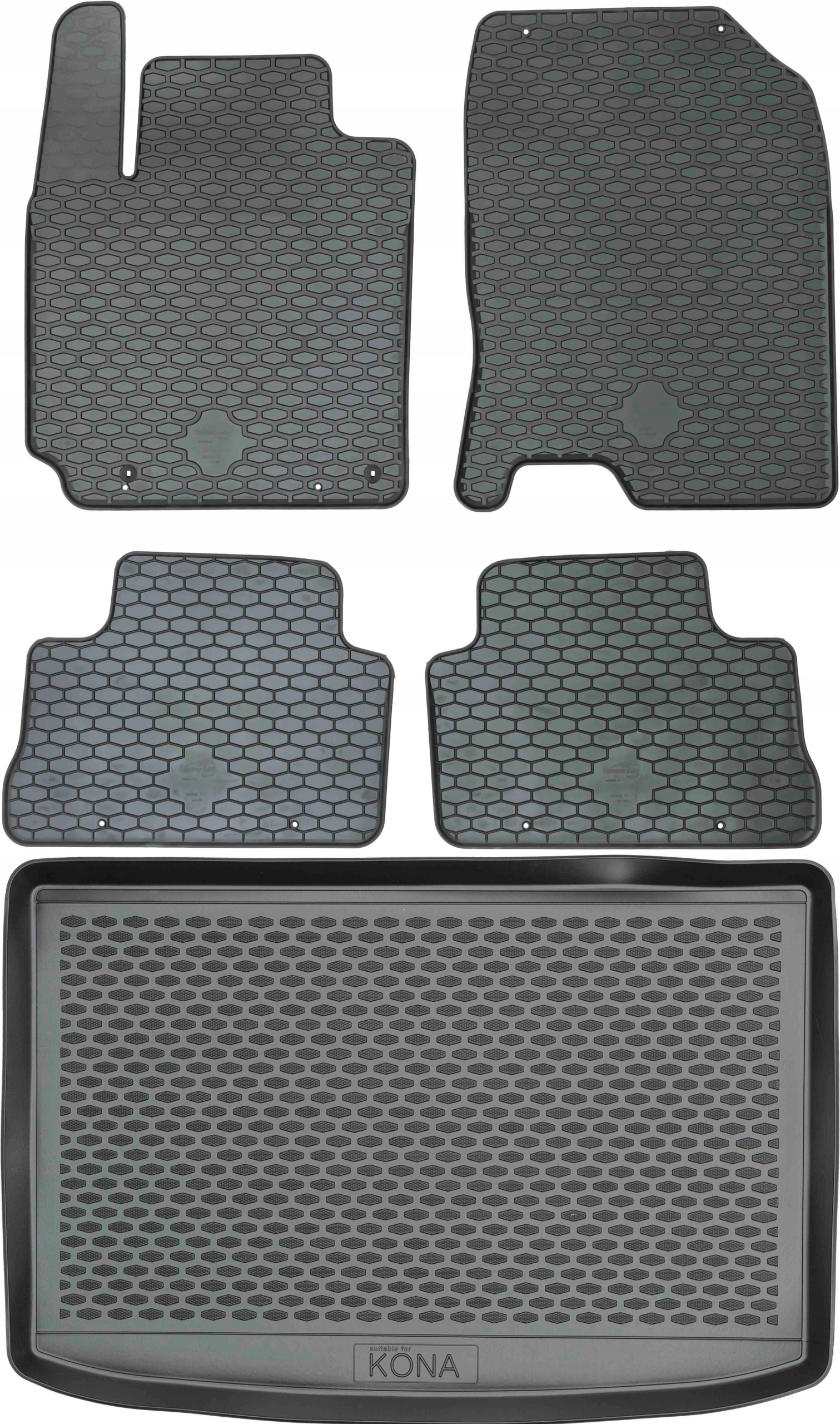 Hyundai Kona Crossover 2018 Koberce batožinový priestor