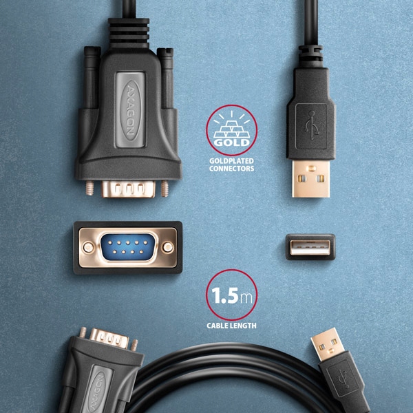 Adapter Konwerter USB do RS232 COM FTDI FT232 DB9 Stan opakowania oryginalne