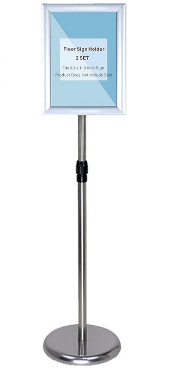 Stojak Reklamowy Informacyjny Menu A4 Rama Aluminium