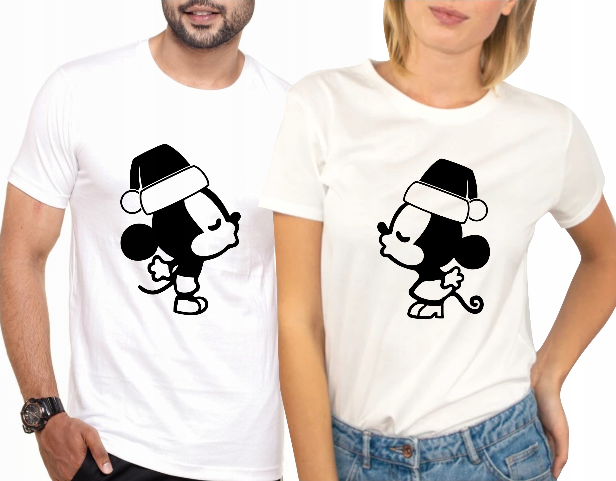 KOSZULKI DLA PAR PREZENT MIKOŁAJA ŚWIĘTA 884 885