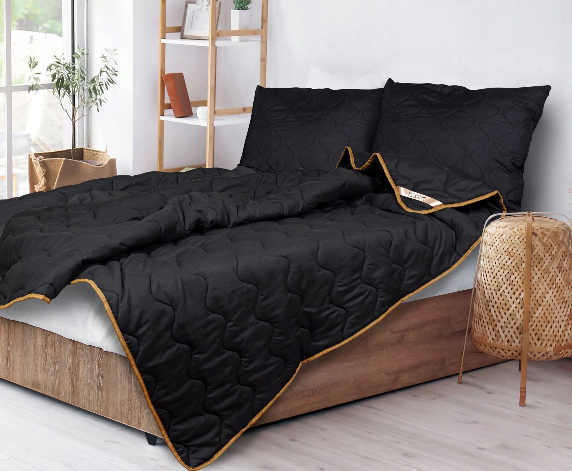 KOŁDRA CAŁOROCZNA ANTYALERGICZNA 200x220 ODDYCHAJĄCA + PODUSZKI KOMPLET PL Wymiary kołdry 200x220cm