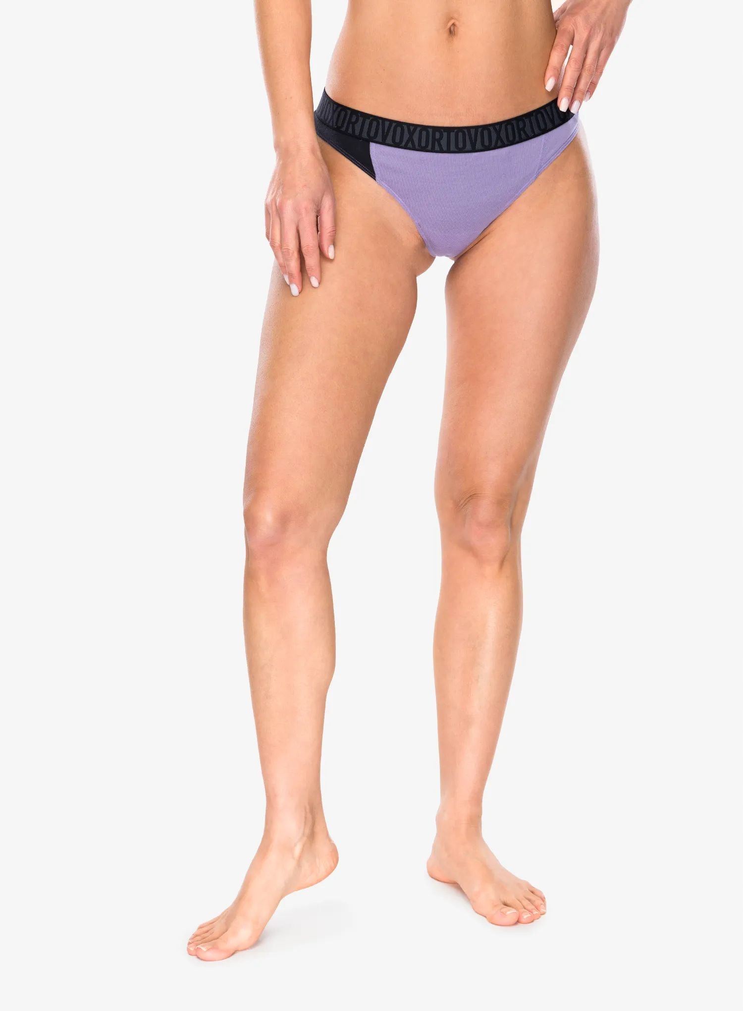 Dámské termoaktivní kalhotky Ortovox 150 Essential Thong světle modré, velikost S