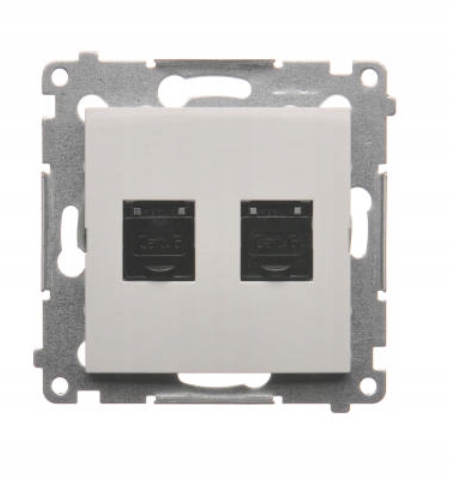 

Simon 54 Gniazdo komputerowe Podwójne RJ45 D62.01