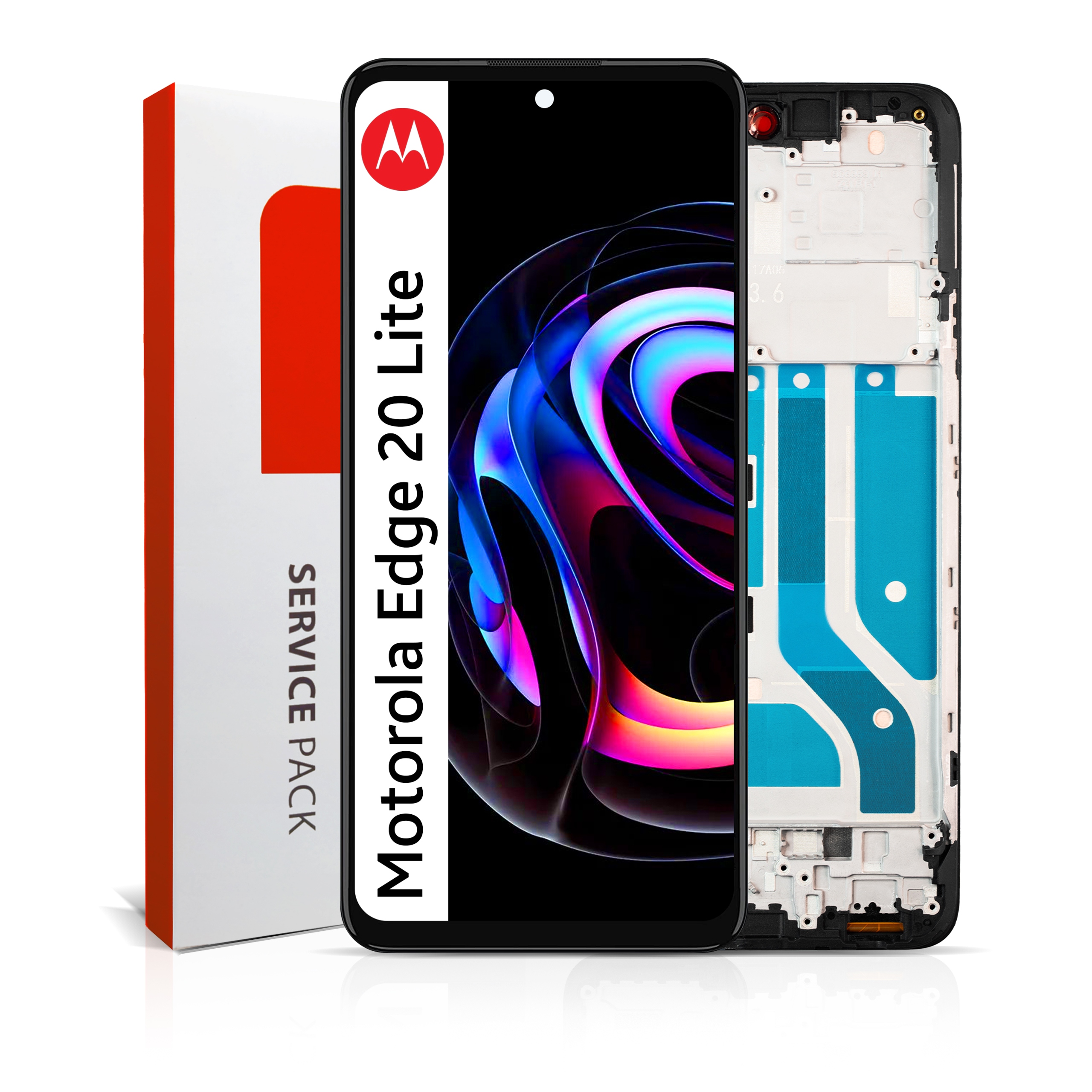 Displej pro Motorola Edge 20 Lite LCD displej Rámeček Originální Zila XT2139-1