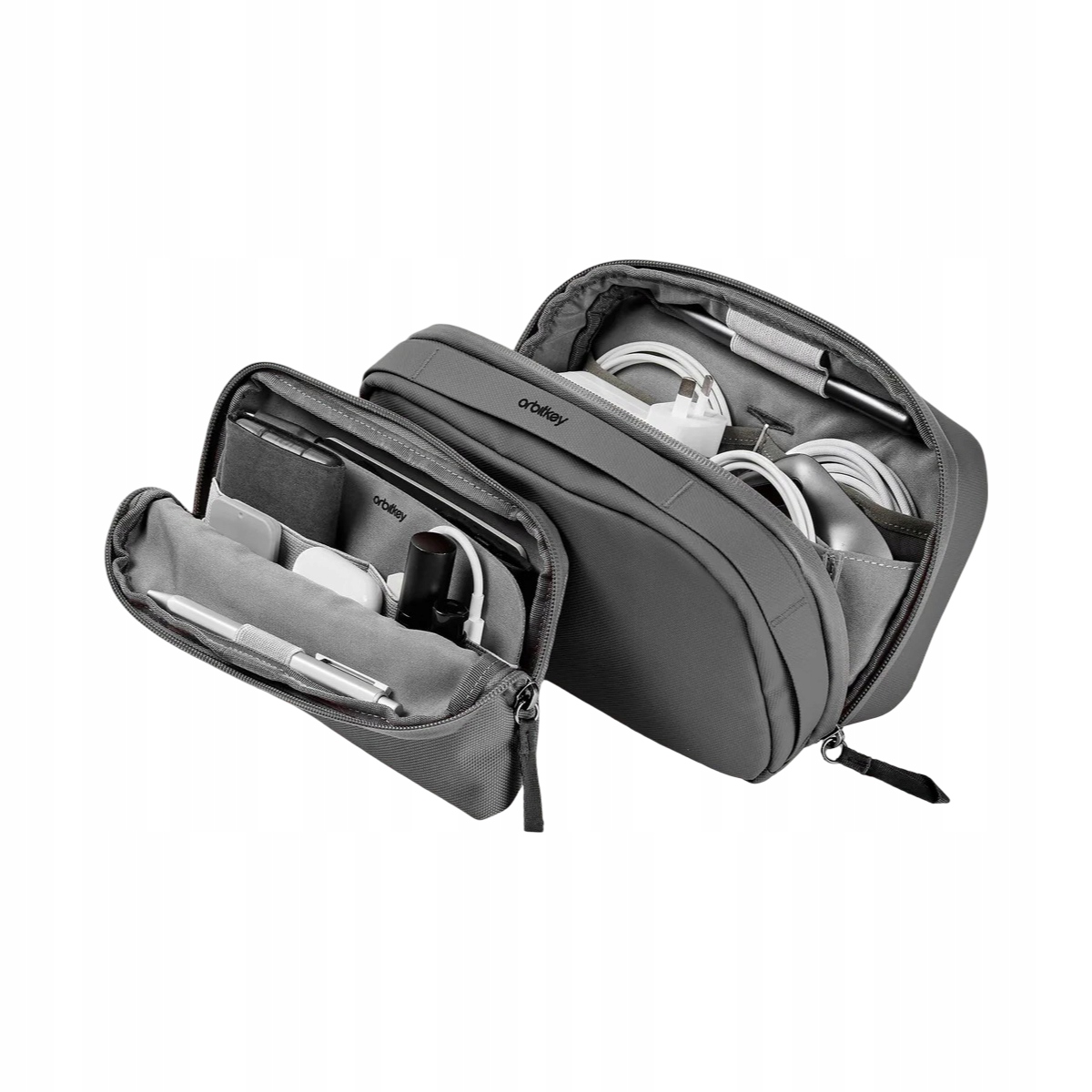 Orbitkey, Etui, organizery biurowe Tech Pouch 2 in 1, Graphite