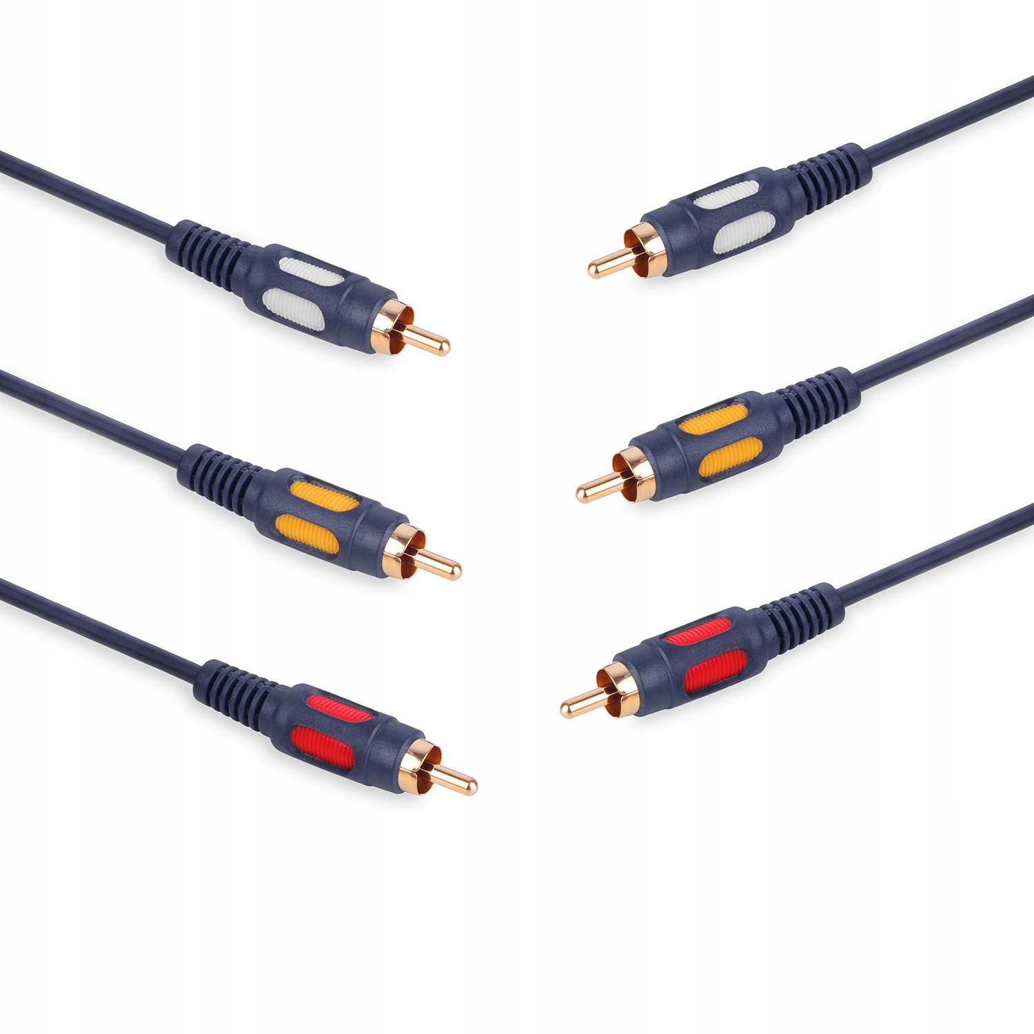 Kabel 3x Rca (cinch) Konektor 3x Rca (cinch) Konektory Vitalco 15,0 m