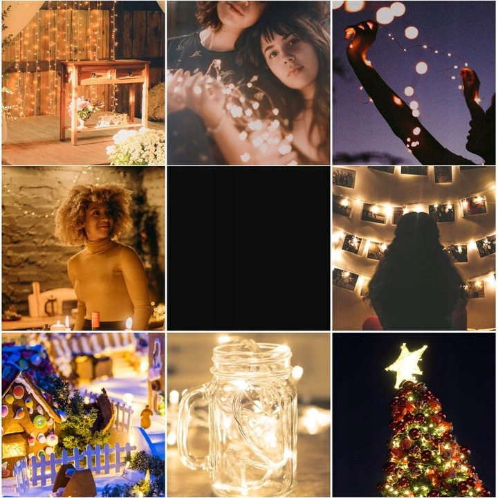 LAMPKI CHOINKOWE drucik SOLARNE 200LED 8TRYBÓW 22m Marka Iso Trade