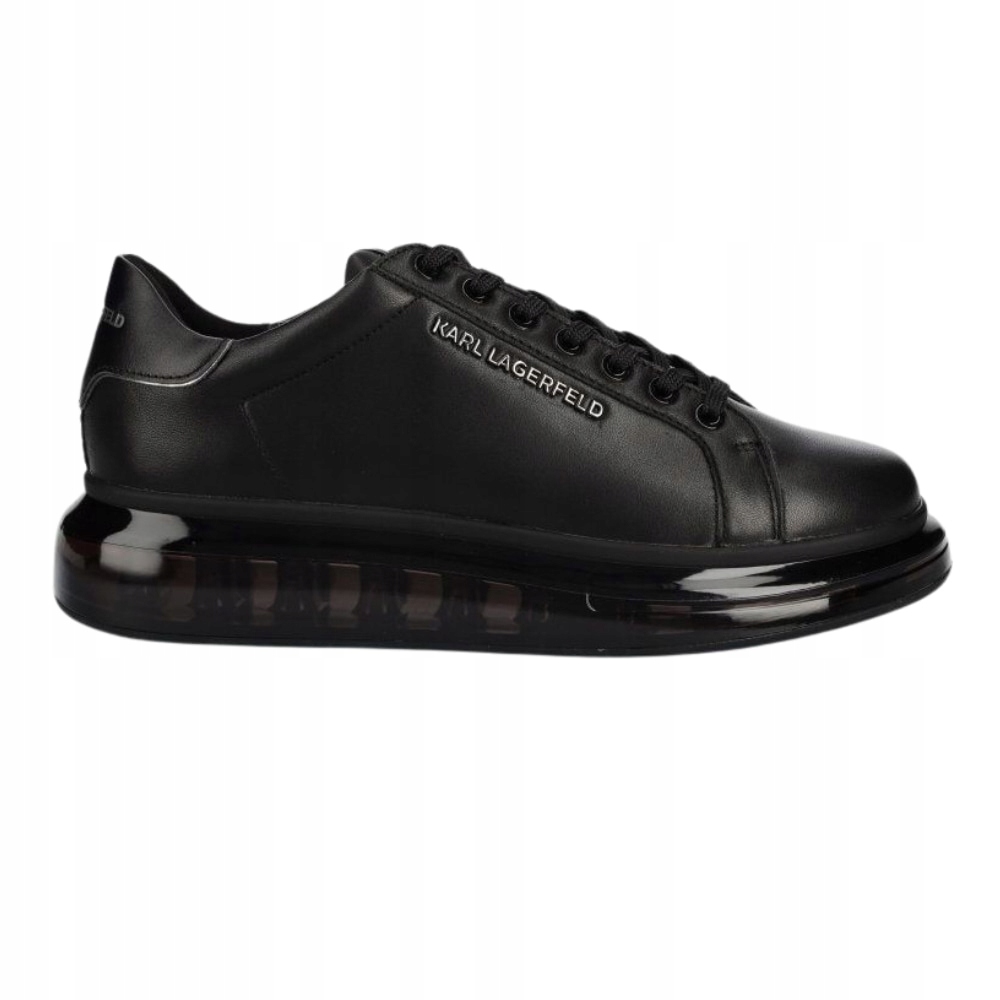 Karl Lagerfeld Černé tenisky Kapri Kushion Lo Lace Lthr 45