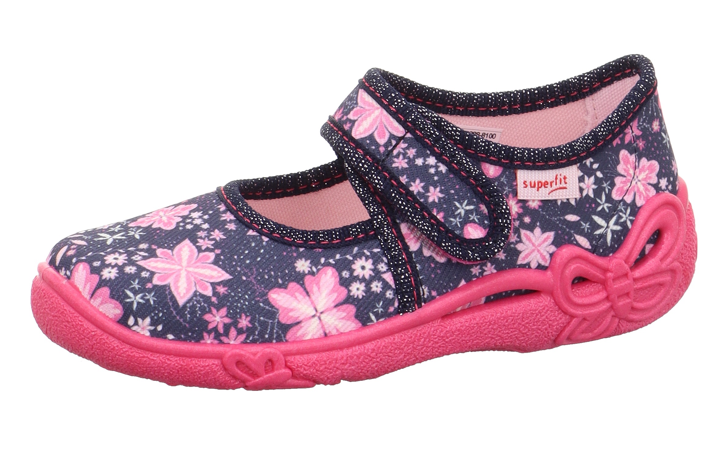 Superfit kapcie dziecięce balerinki Kwiatki 1-800288-8100 Belinda r.31