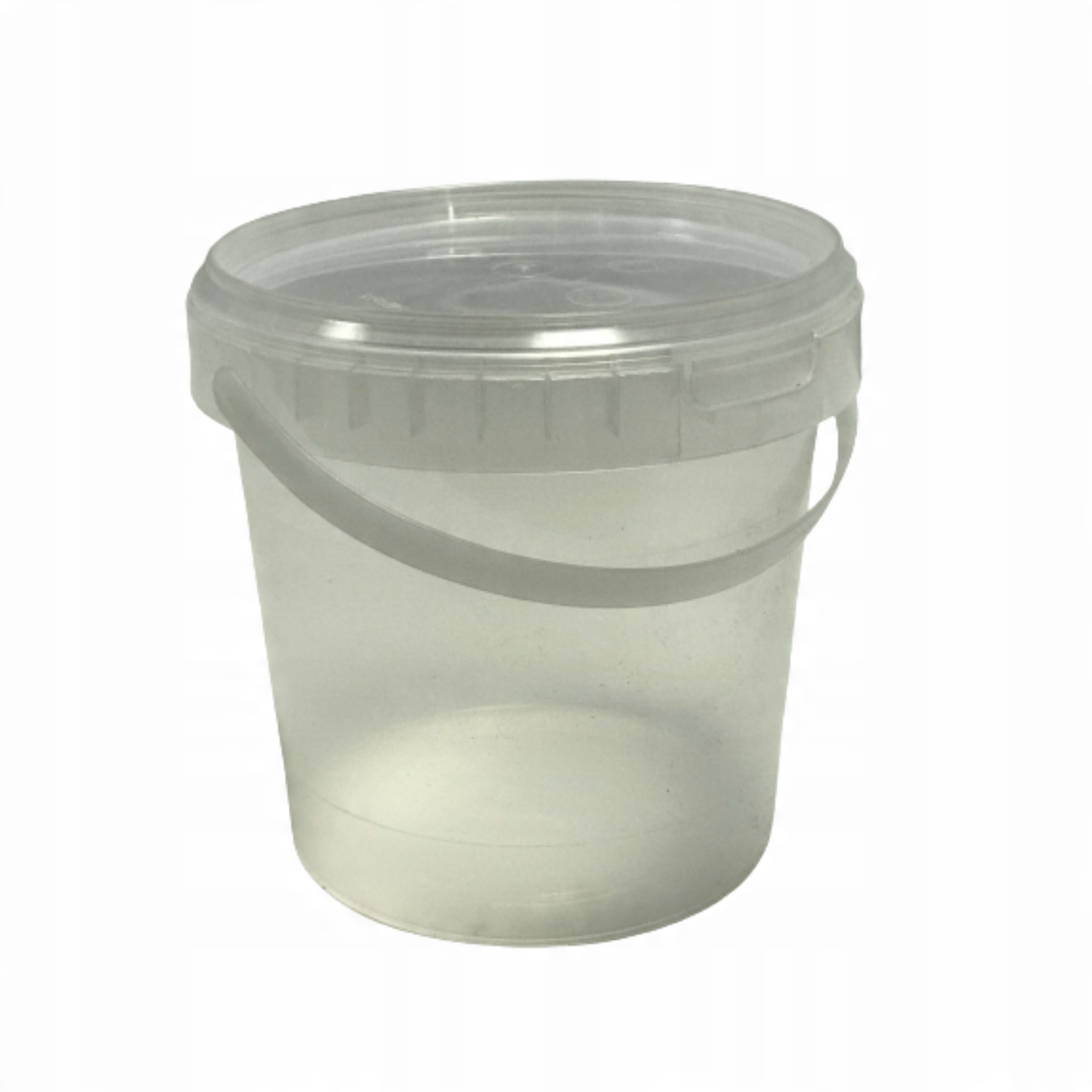 

Wiaderko plastikowe 1L z pokrywką i plombą 10 szt.
