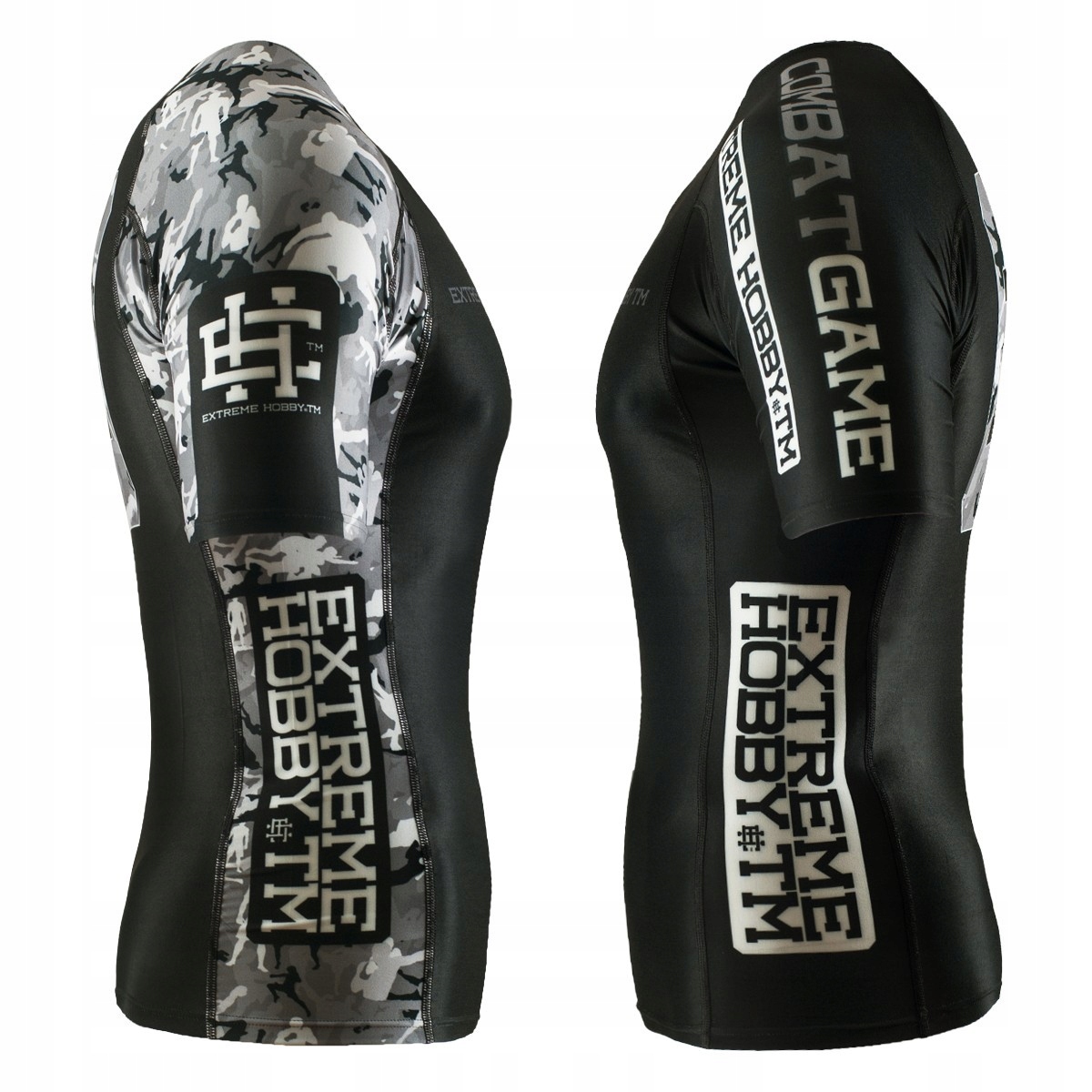 RASHGUARD męski COMBAT GAME Extreme Hobby L Dekolt okrągły