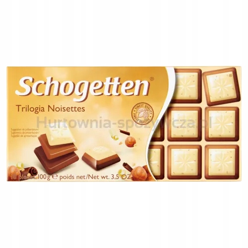 Levně Schogetten Čokoláda Trilogie Noisettes 100 G