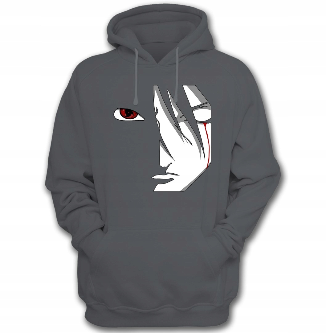 

Bluza z kapturem Naruto ANIME-01 szara r.S