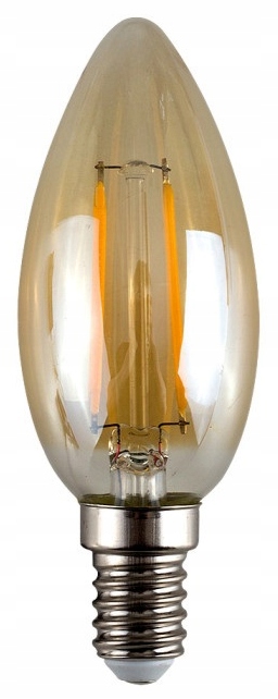 

Żarówka E14 Led filament 2W 250lm Ozdobna Świeczka