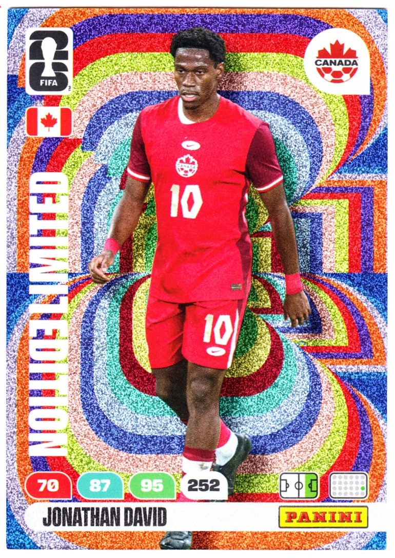 Panini Fifa World Cup 2026 Limited Edition Jonathan David