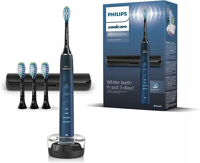 PHILIPS Sonicare DiamondClean Szczoteczka Soniczna 9000 Aquamarine 4x C3 — miniatura 10