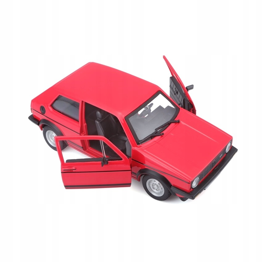 Volkswagen Golf MK1 1:24 model Bburago 18-21089 Materiał karton metal plastik