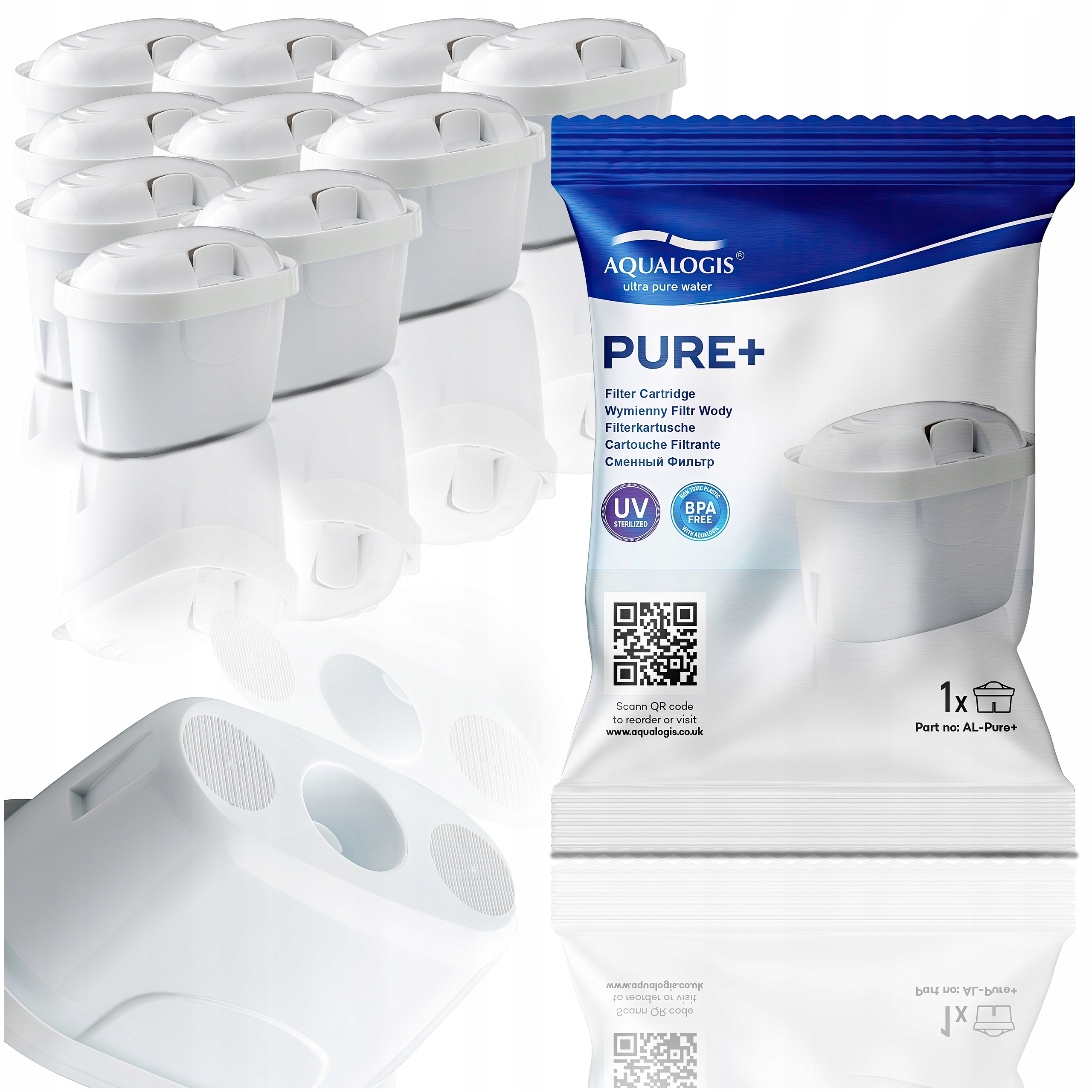 Filtr Do Wody do Brita Maxtra Dafi Unimax Wessper 10 szt Filtrów Zestaw
