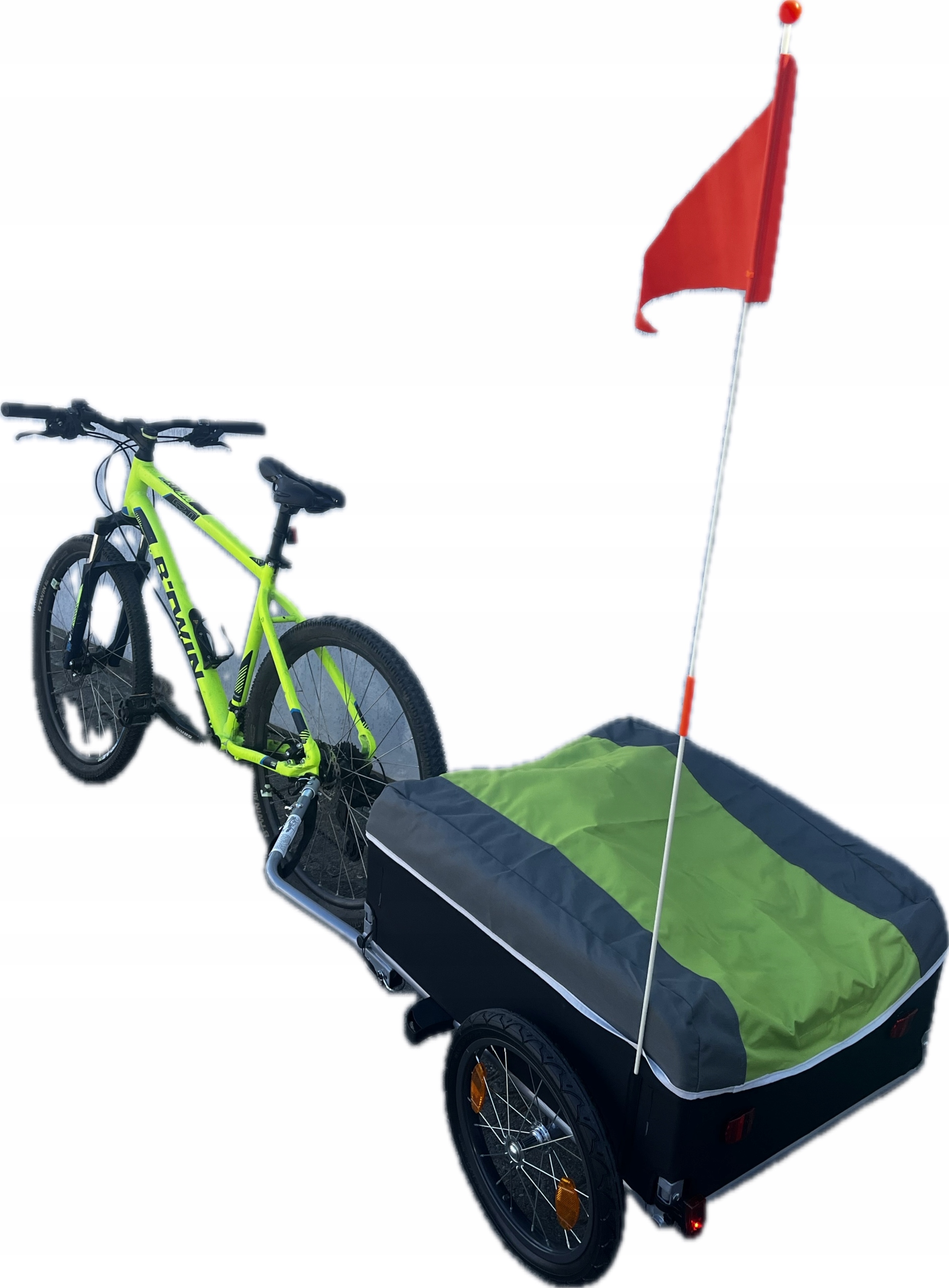 PRZYCZEPKA ROWEROWA TRANSPORTOWA BAGAŻOWA SKŁADANA WÓZEK DO ROWERU Marka Inna marka