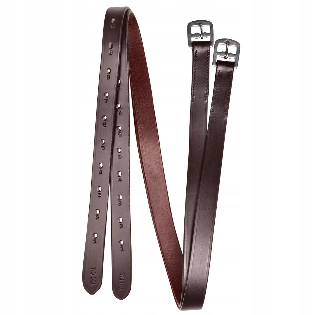 Třmenové Řemeny Star kožená 22 mm hnědá Waldhausen 120 cm