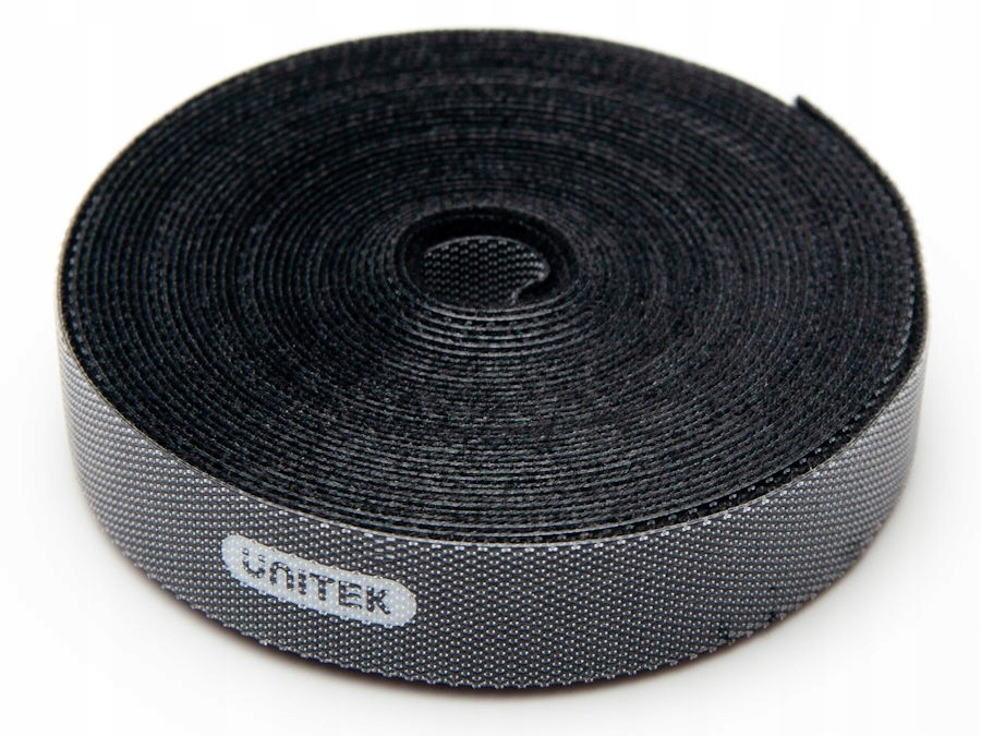 

taśma rzepowa czarna 5m x 14mm rolka Unitek