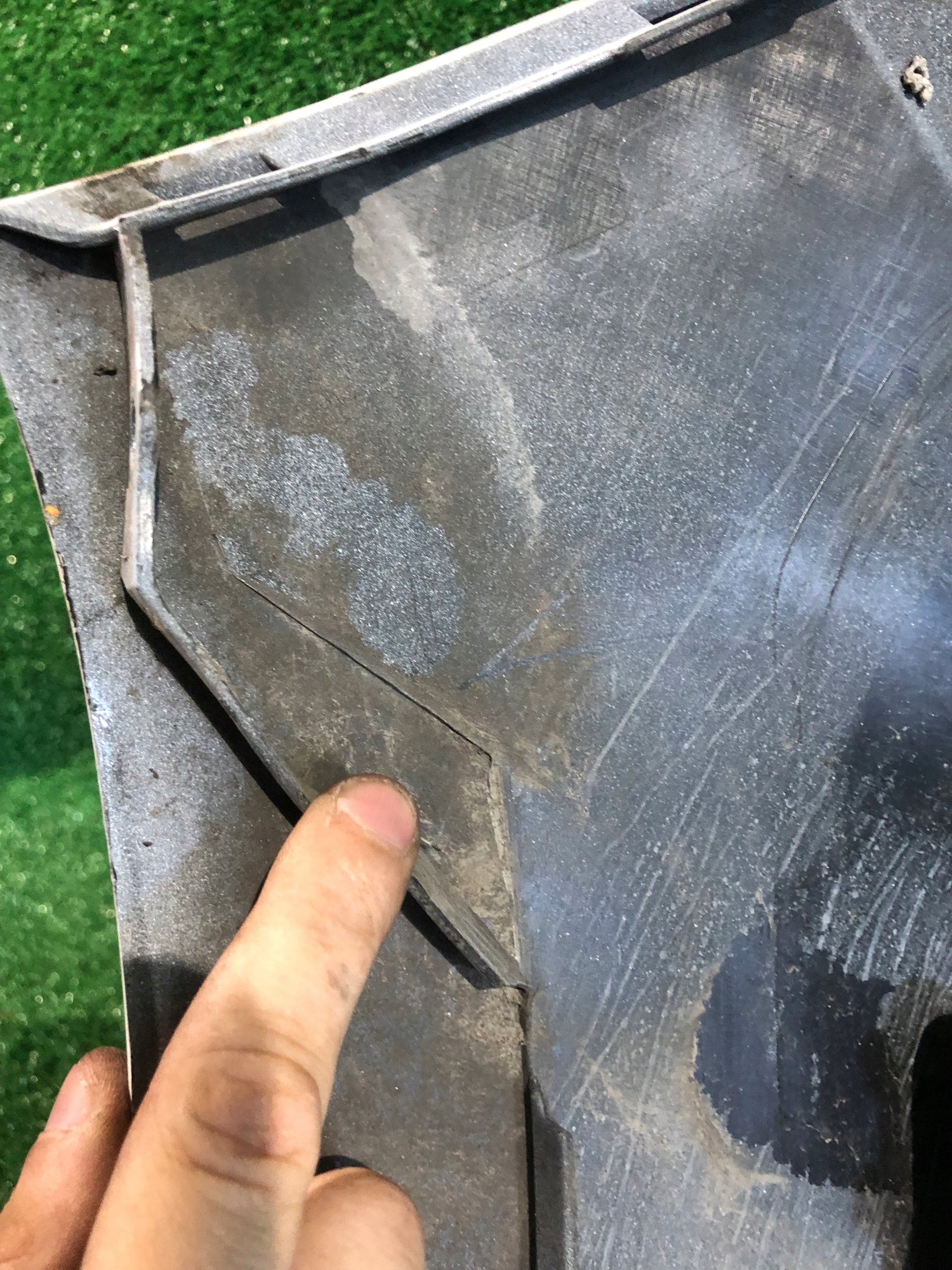 bumper rear rear part FORD FIESTA MK8