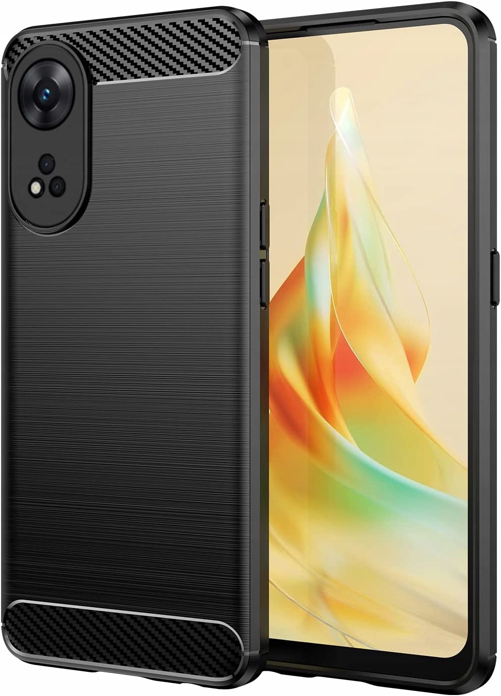 

Etui do Opppo Reno 8T 4G Szkło Pancerne Karbon