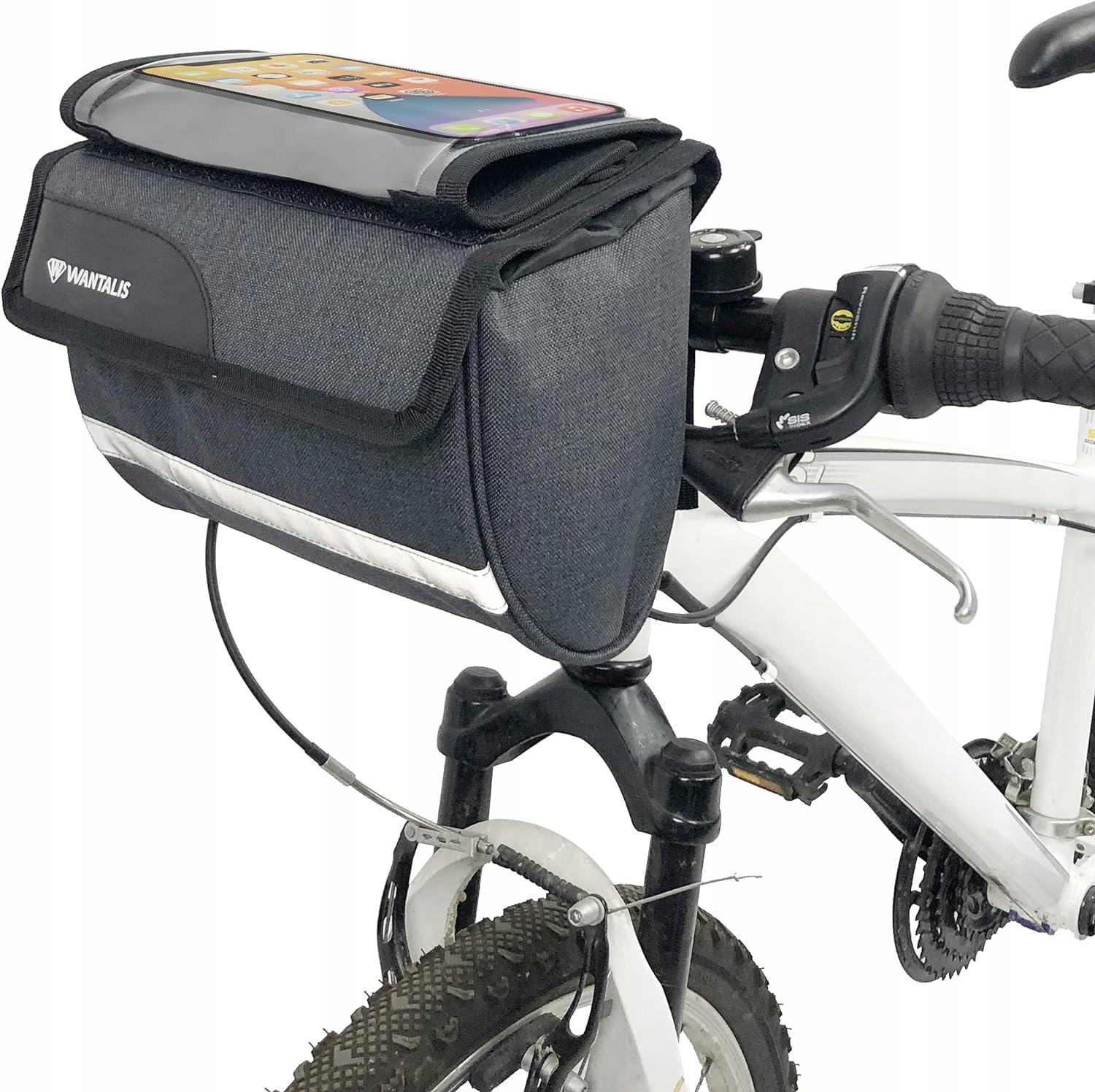 Torba sakwa na kierownicę Wantalis Bikecase na smartphona 6.5l