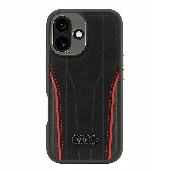 Zadní Kryt Audi pro Apple iPhone 16 černý